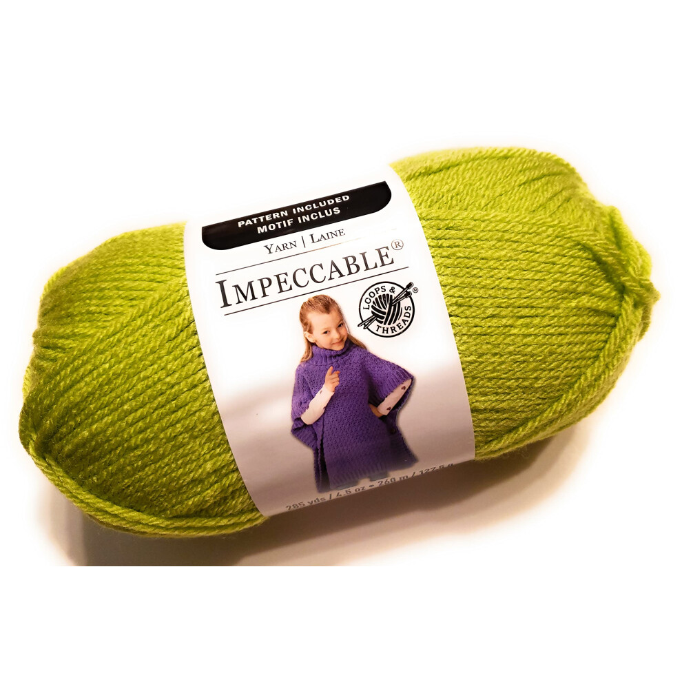 Loops & Threads Impeccable Yarn - 4.5 oz. - One Ball - Citron