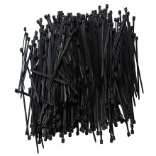 Kabelbinders 6 inch 1000 stuks kabelbinders met 18 pond treksterkte zwarte kabelbinders zelfsluitende nylon kabelbinders voor binnen en buiten (6 inc