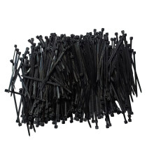 Kabelbinders 4 inch 500 stuks Kabelbinders met 40 pond treksterkte Zwarte kabelbinders Heavy Duty zelfsluitende zwarte nylon kabelbinders voor binnen