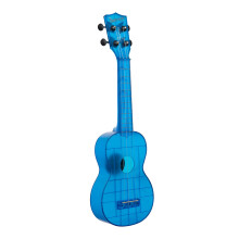 Kala Brand Music Co. Waterman Sea Glass Collection, 4-Strängad Ukulele, Höger, Kobaltblå, Soprano (KA-WMT-BL-S)