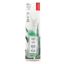 RADIUS Zahnbrste, groe Brste mit austauschbarem Kopf, rechte Hand, weicher Soda-Pop, umweltfreundlich gemahlen, 1 Einheit, BPA-frei und ADA-zertif