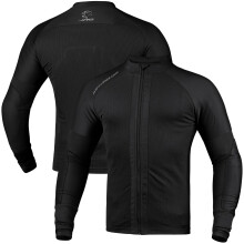 Maglia da motociclista JAG Mesh da uomo con protezioni imbottite CE livello 2 (US Alpha X-Large Regular Regular Nero)