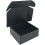CH-BOX 50 τεμάχια 5x5x2'' Μικρές Κουτιά Αποστολής, Κουτιά Καρτοκιβωτίων Μαύρα 1