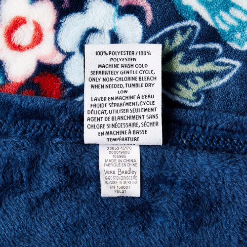 Vera Bradley Vera Bradley Γυναικείο Πλεκτό Μάλλινο Κουβέρτα, Rose Toile, 80 X 50 2