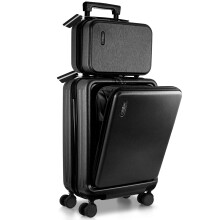 TravelArim 22-Zoll-Handgepck, 22 x 14 x 9, von Fluggesellschaften zugelassener Handgepckkoffer mit Rollen, Hartschalen-Handgepck, langlebiges Hand