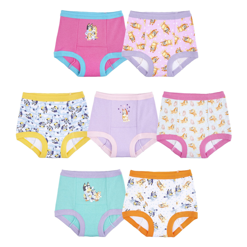 Bluey Unisex Baby Amazon Exclusive Potty Training Pants with Stickers and Success Chart  Sizes 18 M  2T  3T & 4T  7-Pack