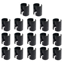 WAFJAMF 34 Pack Wire Shelving Shelf Lock Clips for 1"""" Post- Shelving Sleeves Replacements for Wire Shelving System
