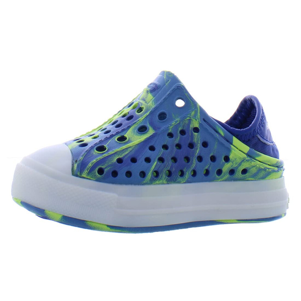 Skechers S Lights Solar Beamz Infant/Toddler Shoes Size 7  Color: Blue/Green