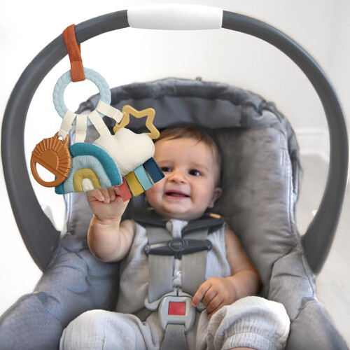 Itzy Ritzy Teething Activity Toy - Bitzy Busy Ring με Δαχτυλίδι & Κρεμαστά Παιχνίδια 1