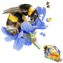 Madd Capp Lil' Bumble BEE 100-teiliges Puzzle fr Kinder ab 5 Jahren einzigartige, tierfrmige Teile in Postergre sind fr eine einfache Handhabu