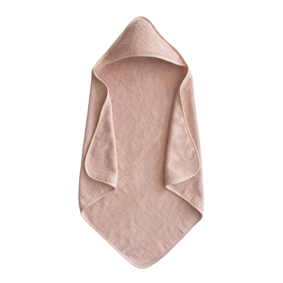 Baby Hooded Towel | Organic Cotton (Blush) Mushie