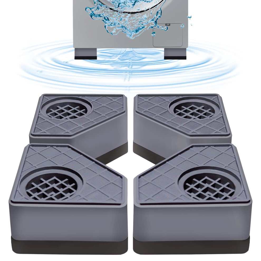 4 Szt. Podkladki Przeciw Wibracjom Do Pralki Pralki I Cokole Suszarki Z Matami Absorbing Absorbing Absorbing Absorbing Absorbing Absorbing I Hala-image