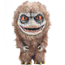 Alien Monster Prop Doll Creepy Plush Doll Movie Stuffed Toy Brown Funny Ugly Space Crite Horror Gifts for Adult Collector on Halloween Birthday