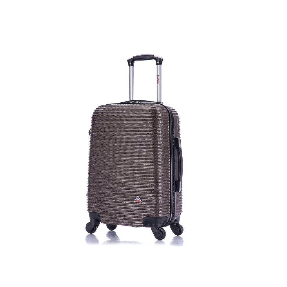 InUSA ROYAL Hardside Luggage with Ergonomic Handles | Spacious Travel Suitcase with Four Spinner Wheels and Studs | 20 Inch Hardside Carry-On Spinner-image-OPC-PFMVBM7-NEW
