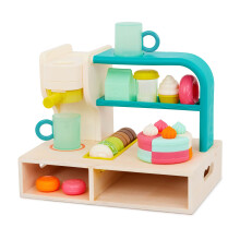 B. toys - Mini Chef - Conjunto de Café - Brincar de Café - Máquina de Café, Copos, Bolos, Doces