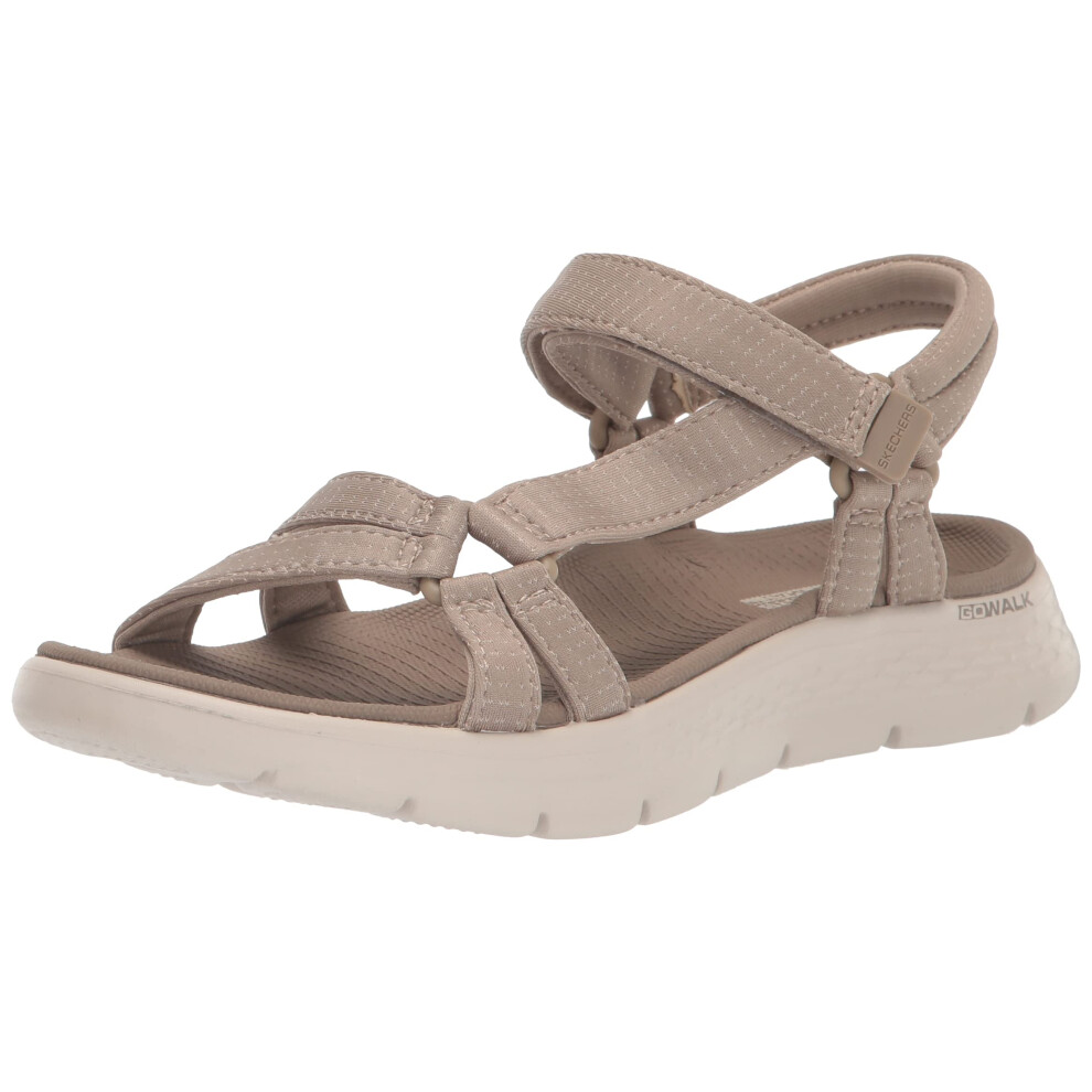 Skechers Women's Go Walk Flex Sandal-Sublime Sport Taupe 9 Brown