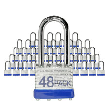 Verrouiller les cadenas de touche exterieurs Coulettes de verrouillage avec la meme touche - Calanges a cle en acier lamine avec longue manille 4