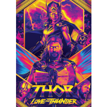 Buffalo Games - Marvel - Thor Love and Thunder - 500 Piece Jigsaw Puzzle for Adults -Challenging Puzzle Perfect for Game Nights - Finished Size i