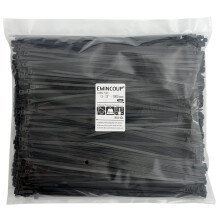 Kabelbinders 12 inch, 1000 stuks, zwart 50 lbs treksterkte, zelfsluitende nylon kabelbinders, UV-bestendige kunststof draadbinders voor gebruik binne