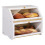 HOMEKOKO Double Layer Large Bread Box for Kitchen Counter  Wooden Large Capacity Bread Storage Bin (White) 1