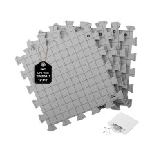 Mr. Pen- Tappetini Interconnessi, 12"x12", 4 Pezzi, Tappetini per Progetti di Maglieria & Uncinetto con 50 Spilli T