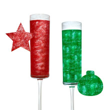 Sip and Shimmer Eetbare glitter voor drankjes - Drinkglitter voor cocktails Wijn Champagne-dranken - Cocktailglitter van voedingskwaliteit Gemaakt in