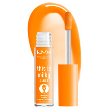 NYX PROFESSIONAL MAKEUP This Is Milky Gloss, Lip Gloss mit 12 Stunden Hydratation, Vegan - Mango Lassi