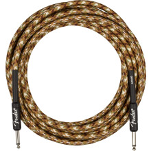Fender 18,6 Fu    professionelles Tweed-Instrumentenkabel, gerade-gerade, Desert Camo     1 Packung