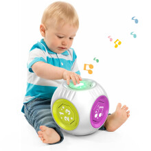 Talkfun Bilingual Cube Learning Toy for 1+ Year Old Boy Girl Gift  Musical Developmental Baby Toy 12-18 Month  Educational Toy for Toddler Age 1-2  Fi