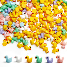 200 stuks mini hars eenden gele kleine eendjes decoratie DIY
