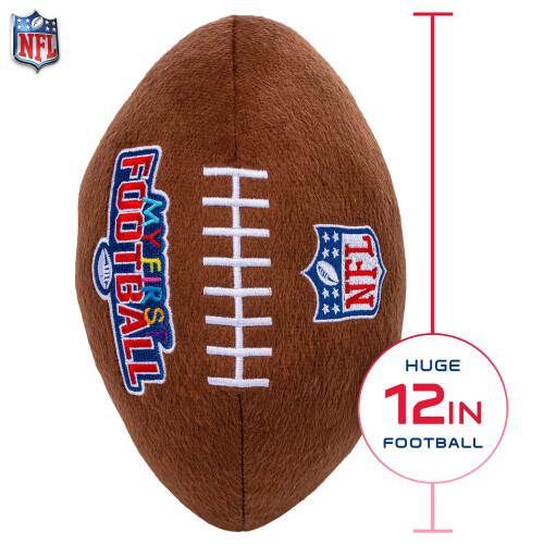 Franklin Sports Παιδικό Μαλακό Ποδόσφαιρο - NFL MyFirst Παιχνίδι Ποδόσφαιρο για Παιδιά 1