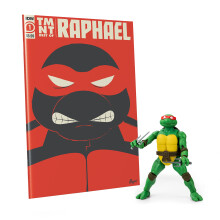 The Loyal Subjects Teenage Mutant Ninja Turtles Best of Raphael 100 pagina's stripboek en Raphael BST AXN 5-inch actiefigurenset
