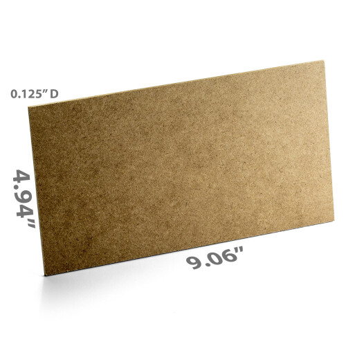 Officemate 5"x9" MDF Πίνακας για Χειροτεχνίες, Ξύλο Μέσης Πυκνότητας 20PK (83154),Καφέ 1