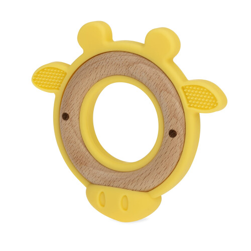 Nuby Nuby Φυσικό Δόντι με Μαλακή Σιλικόνη, Μινιμαλιστικός Σχεδιασμός, Γαλάζιο Γιραφάκι 1