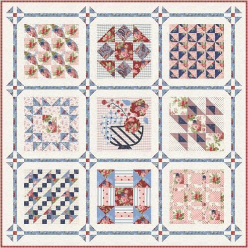 Kit trapunta Isabella Castleton di Minick e Simpson, Moda Fabrics KIT14940