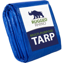 Rugged Rhino All Weather 100% Vattentät Tarp, 5 Mil UV Temperaturresistent, Hög Hållbarhet