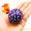 Bescon Polyhedral D100 Dice, 100 Sided Die, 100-Sided Cube in Solid Purple 2