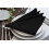 Utopia Home [Pacote de 24, Preto] Guardanapos de Tecido 20x20 Polegadas, 100% Poliéster 3