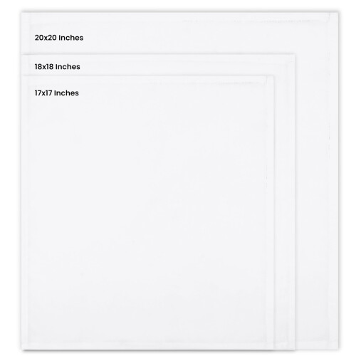 Utopia Home [Pacote de 24, Branco] Guardanapos de 20x20 Polegadas, 100% Poliéster, Laváveis 1