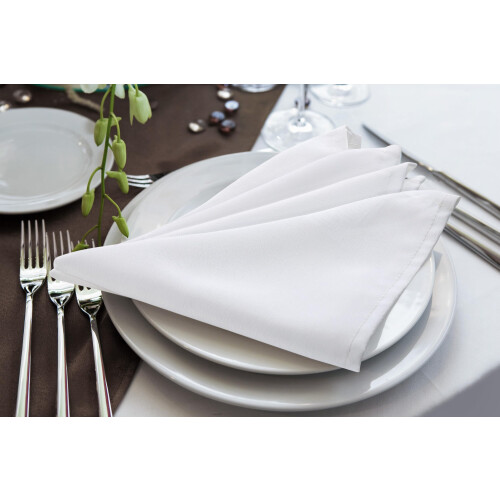 Utopia Home [Pacote de 24, Branco] Guardanapos de 20x20 Polegadas, 100% Poliéster, Laváveis 2