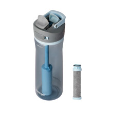 Contigo Wells Plastic Filter Water Bottle AUTOSPOUT 24 Oz Dark Ice