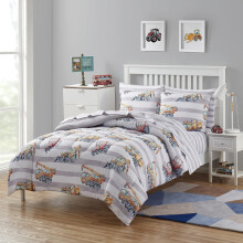 Kinderbeddengoedset Bed in een tas voor jongens en meisjes Peuters Bedrukte lakenset en dekbed Volledige vrachtwagens