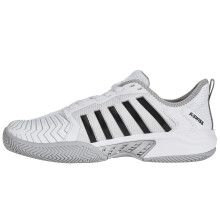 Zapatillas de Pickleball Supreme de K-Swiss para hombre, color blanco, tiro alto y negro, talla 12 M