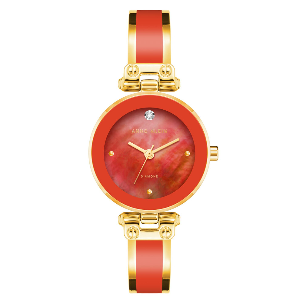 Montre-bracelet Anne Klein pour femme avec cadran en diamant v   ritable