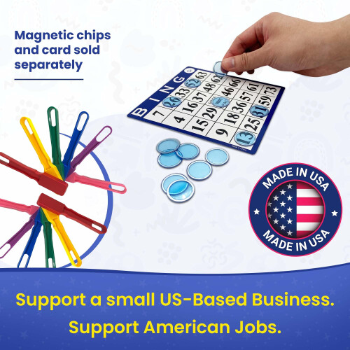 MR CHIPS Σετ Μαγνητικών Ραβδιών Bingo Made in USA - 12 Ραβδιά 1
