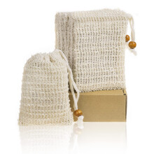Ycolama Seifenbeutel, Mesh-Peeling, 8 Stck, 100 % natrlicher Sisal-Seifenbeutel, Seifensparer fr die Verwendung in der Dusche wie Massieren und Sc