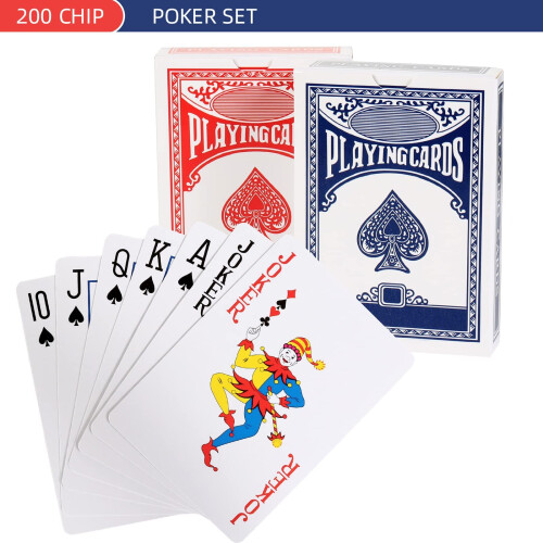 Σετ Μάρκες Πόκερ LUOBAO για Texas Holdem, Blackjack, τουρνουά με Αλουμινένια Θήκη 2