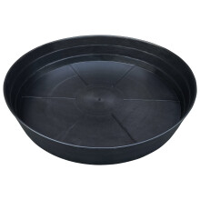 25palcov extra velk podlky na rostliny Extra hlubok 4,25 v cern odkapvac misky pro kvetince Odkapvac miska pro velk zaten uvnitr bez o