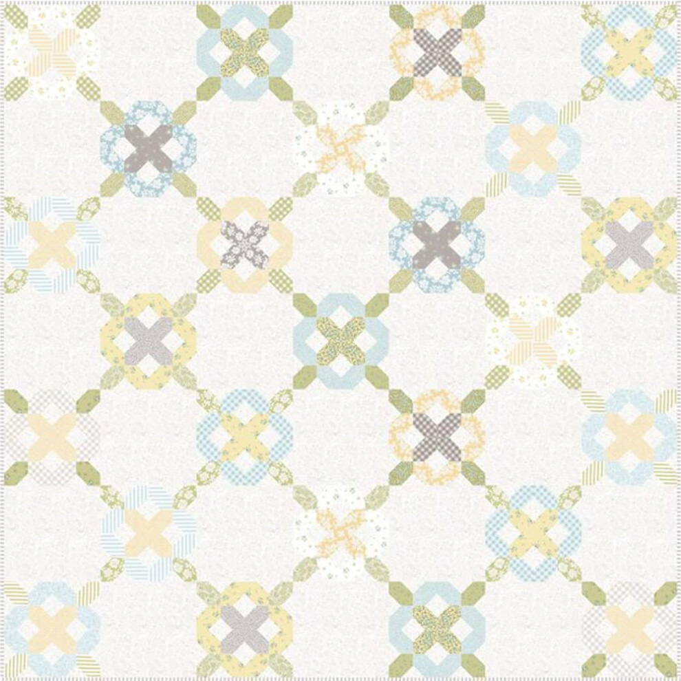 Moda Fabrics The Shores Prisms Quilt Kit Van Brenda Riddle Designs KIT18740-image