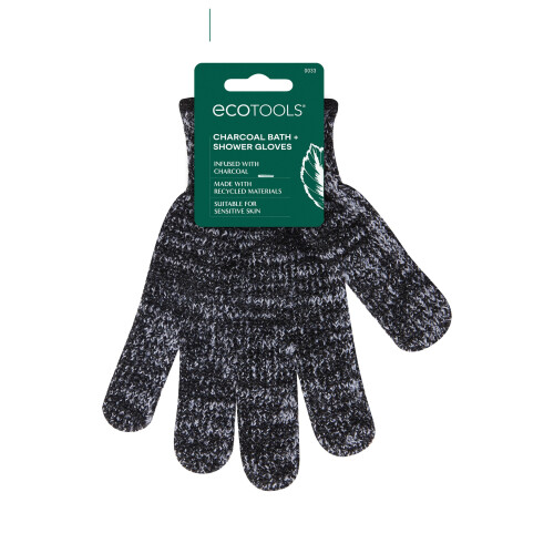 EcoTools Luvas de Banho e Duche EcoTools com Carvão, Esfoliantes para Remover Pele Morta 1